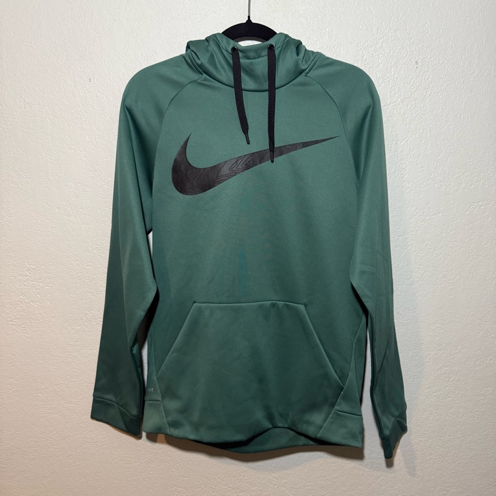 Nike Jade Green Hoodie W/Black Swoosh - Size Small